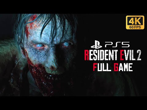 [4K HDR] Resident Evil 2: Remake - PS5 - FULL GAMEPLAY - ULTRA REALISTIC GRAPHICS