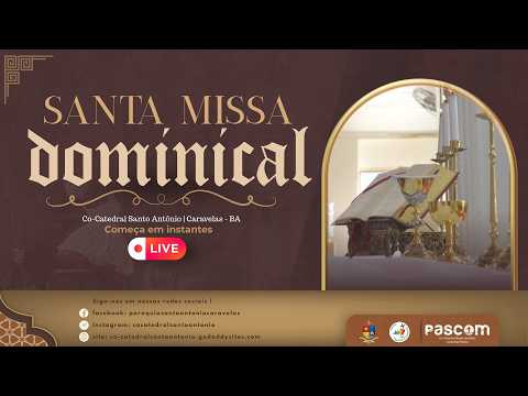 ✤🙏 Participe Conosco da Santa Missa de Domingo - Ao Vivo 🙏 ✤
