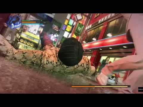 Majima first fight post jail (Hard)