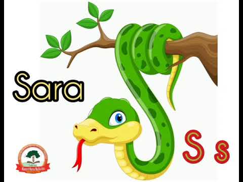 fonema S s con Sara la serpiente servicial. teacher Gaby