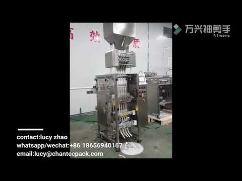 Hefei IECO(CHANTECPACK)4lane Tea/Coffee/Sugar Multi lane sachet sticks Packaging machine