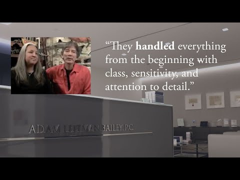 “They handled everything from the beginning with class, sensitivity, and attention to detail.” testimonial video thumbnail