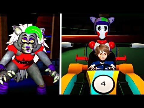 Gregory Destroys Roxy in 3rd Person View - FNAF Security Breach