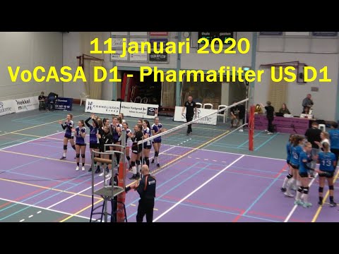 2020-01-11 VoCASA DS1 - Pharmafilter US DS1 (Topdivisie Dames Volleybal)