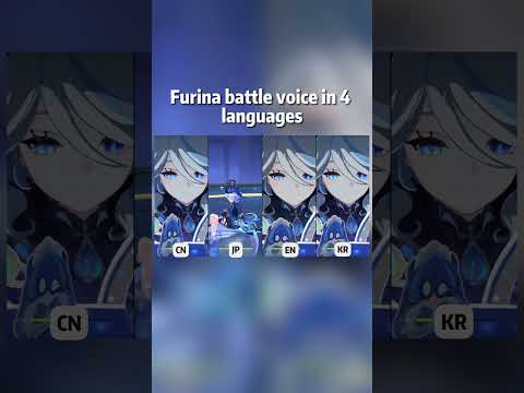 furina battle voice in 4 languages#genshin #genshinimpact #genshinimpactedit #furina #mihoyo