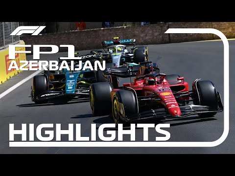 F1 第8戦アゼルバイジャンGP（バクー）FP1ハイライト動画