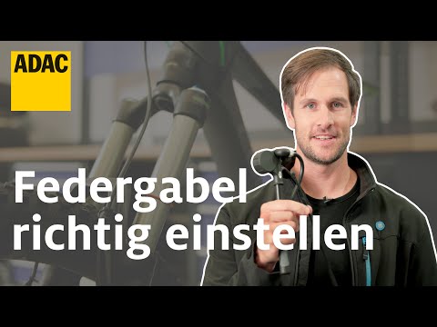 So stellt ihr die Federgabel beim Fahrrad richtig ein | Einfach. Selber. Machen. | ADAC