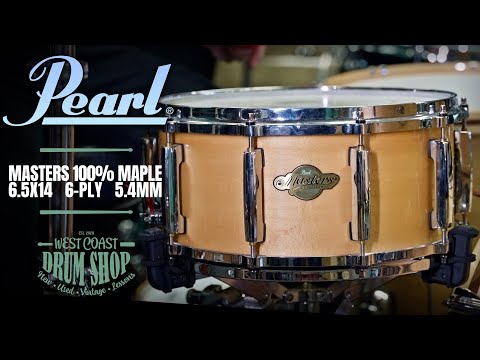 Pearl Masters 100% Maple Snare w/ Die-Cast Hoops