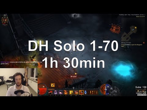 DH Leveling Practice 1-70 in ~1h 30min (Solo T5-T6 with Karlei's/Holy Point Shot)