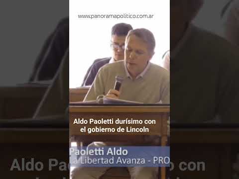 Aldo Paoletti durísimo con la intendencia de Lincoln. #aldopaoletti #pro #lincoln #buenosaires