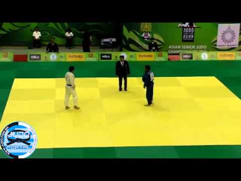 Asian Judo Championships, Bangkok 2013 Semifinal -73kg HONG Kuk Hyon (PRK) - HUANG Chun-Ta (TPE)