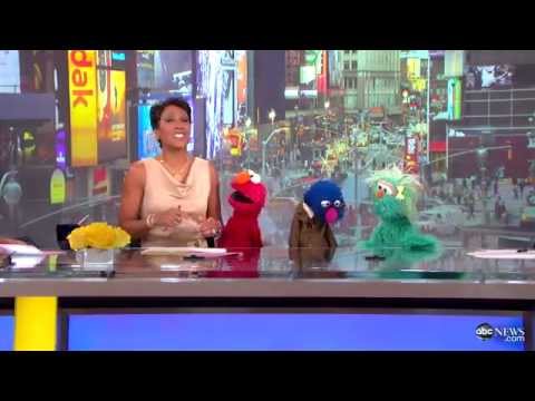 "Sesame Street Takes Over Good Morning America" - Grover Sits in for George