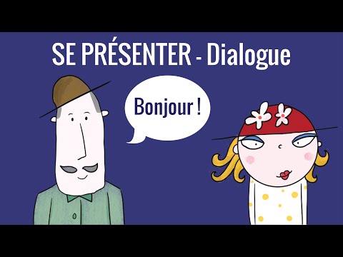 Introduce yourself in French, dialogue level A1 (beginner) – communication #1bis
