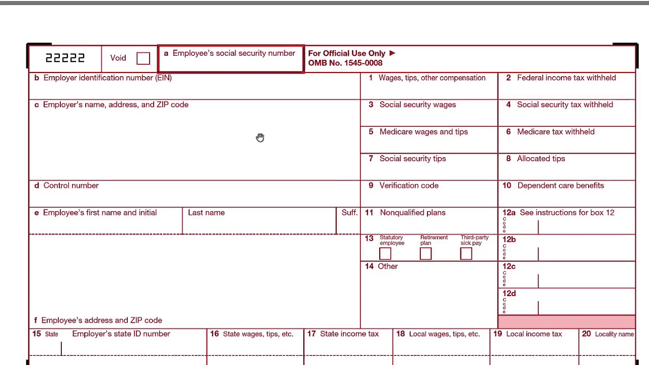 How To Fill Out A W2 Tax Form In 2022 | STEP-BY-STEP TUTORIAL