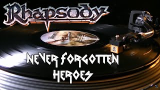 Rhapsody - Never Forgotten Heroes - Black Vinyl LP