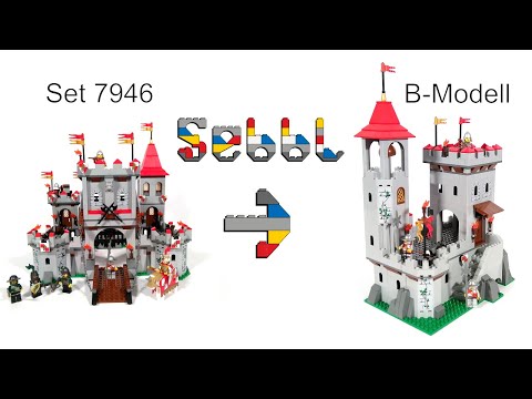 LEGO® 7946 B-Modell - Realistische Burg am Ufer