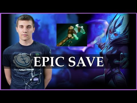 EPIC save by EG vs Team Tinker @ The Summit 2