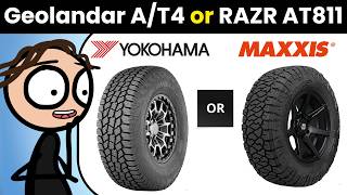 Yokohama Geolandar A/T4 or Maxxis RAZR AT811 (Comparison and Review)