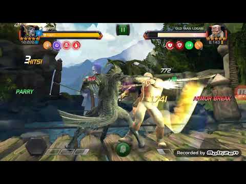 MARVEL CONTEST OF CHAMPIONS/CORVUS GLAIVE VS EMMA FROST