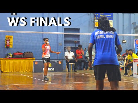 ADARSHINI SHRI vs MAYA | WS - FINALS 💥 | TN STATE SENIOR BADMINTON CHAMPIONSHIP 2022 - MADURAI