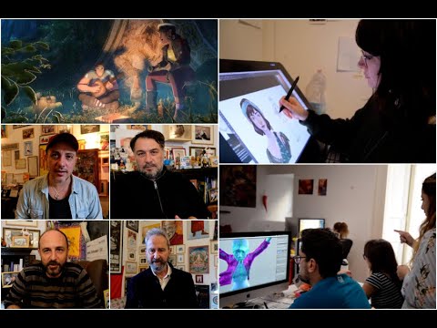 In sala Yaya e Lennie: “Così nasce il cartone animato fatto a Napoli”