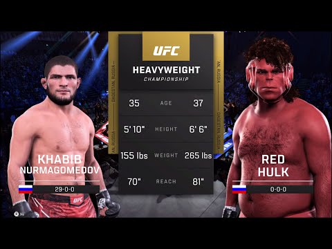 Khabib vs. Giant Red Hulk - EA Sports UFC 5 🦅