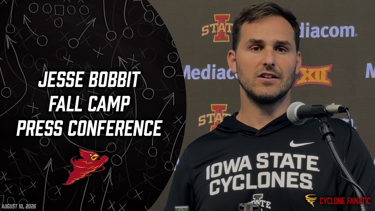Video thumbnail for WATCH DC Jesse Bobbit, LB Sullivan Schlimgen and DL Bryson Lamb at Monday’s availability