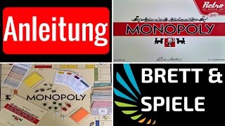 Monopoly Retro 1935 - Brettspiel / Anleitung / Deutsch