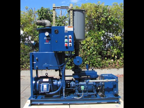 Travaini TRO 300V-1A Liquid Ring Vacuum Pump 20HP Motor 29 HgV
