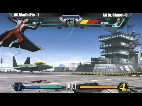 UMVC3 Losers Finals AG MarlinPie vs AG Dr. Chaos - Charity Fights Tournament