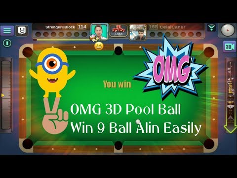 3D Pool Ball v2.2.3.7 (Easily Auto Win+Big Win) Aim+Easily Win+All Tables New Mod...