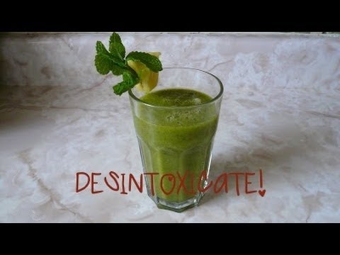 Batido verde desintoxicante