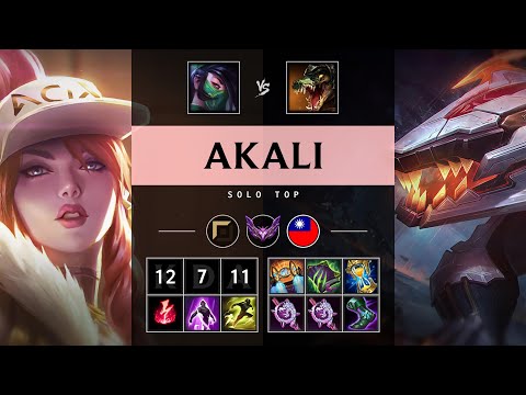 Akali Top vs Renekton - TW Master Patch 25.10