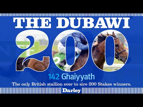 Dubawi - the only British stallion ever to sire 200 Stakes winners