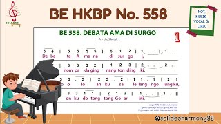 Download lagu BE 558 | DEBATA AMA DI SURGO I | Not, Musik, Lirik & Vocal | Buku Ende HKBP Nomor 558 mp3