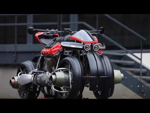 Lazareth LMV 496 - Four Wheel Future Motorcycle | Jet Engine Hover Bike | A Flying Bike is here