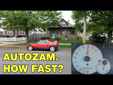 Thumbnail for How fast is an Autozam AZ-1 0-60mph and 1/4mi times. Well, my modified Suzuki Cara at least. ~97whp by Autozam