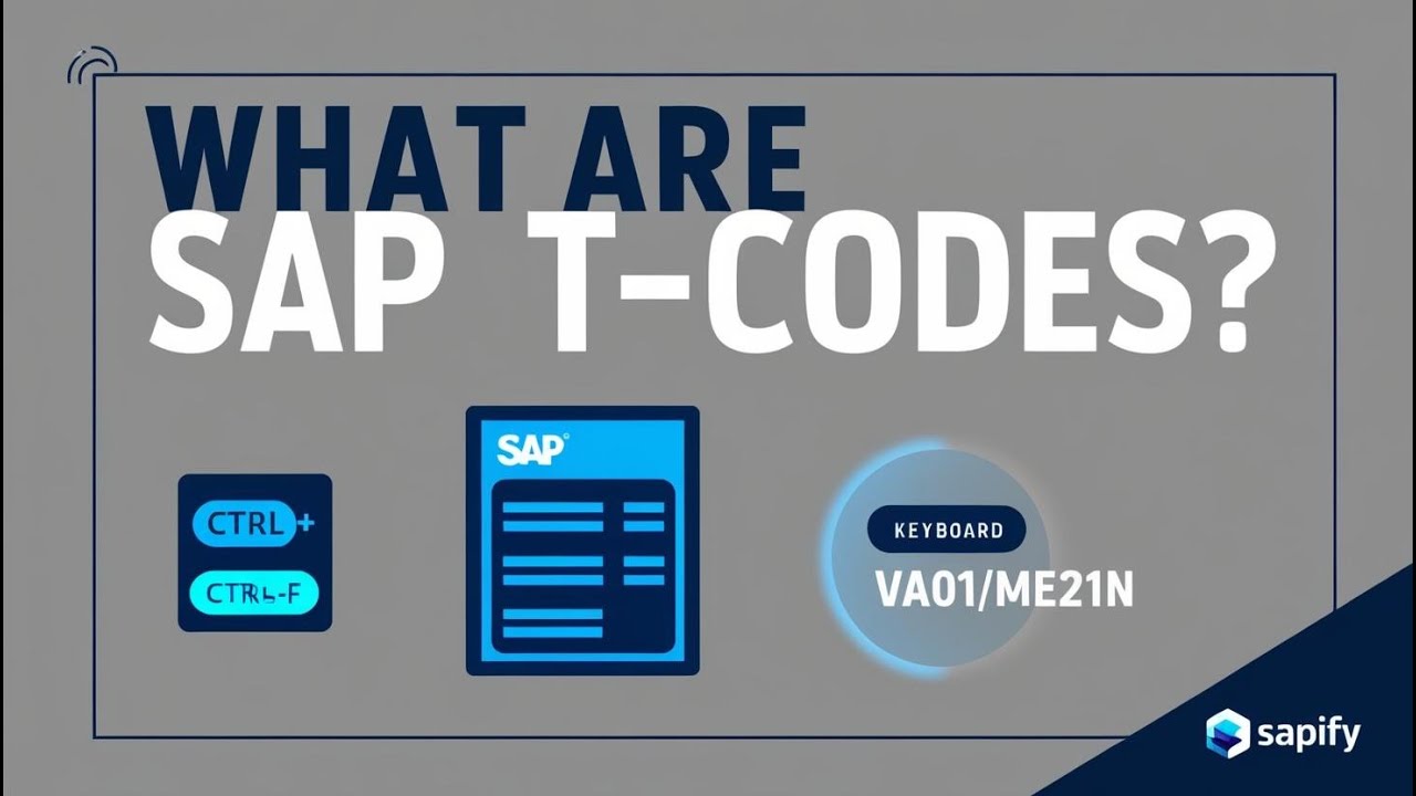 What Are SAP T-Codes? – Navigation for Beginners (2025 Guide)