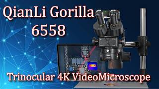 QianLi Gorilla 6558 Trinocular Microscope Unboxing and Setup