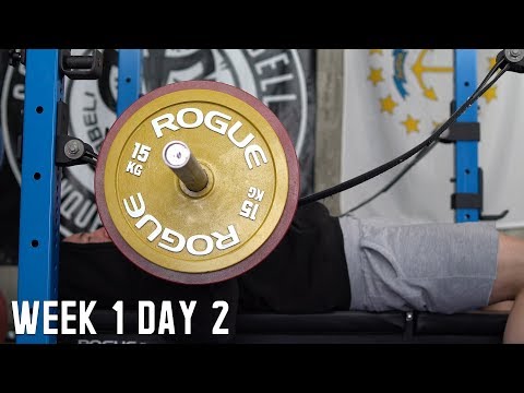 Juggernaut A.I. Powerlifting Log W1D2