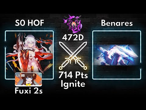 HI3 SEA EX Abyss | Nirvana 472D Ignite Benares 714 Pts (SSS CN, S2 HTR, S0 HOF) Fuxi 2*