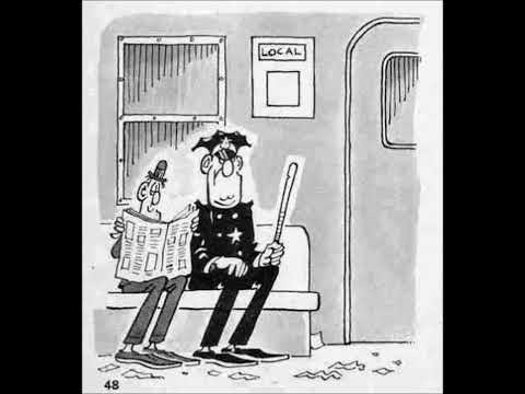 "On the Subway."  MAD's Don Martin cartoon