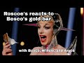 Bosco saved by the gold bar, Roscoe's reaction with Willow Pill and Angeria - RuPaul's Drag Race S14