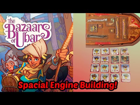 Bazaars of Ubar Review - Spacial Engine Building