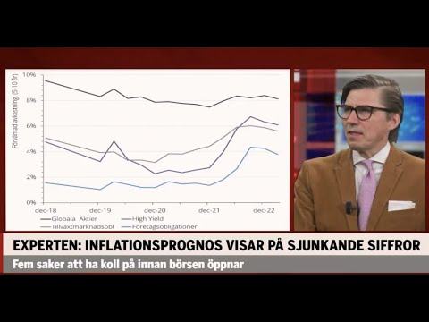 Experten: Vår inflationsprognos visar på sjunkande siffror framöver