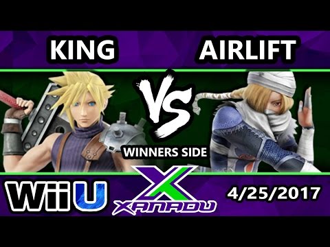 S@X 199 - King (Cloud) Vs. Airlift (Sheik) - SSB4 Tournament - Smash Wii U - Smash 4