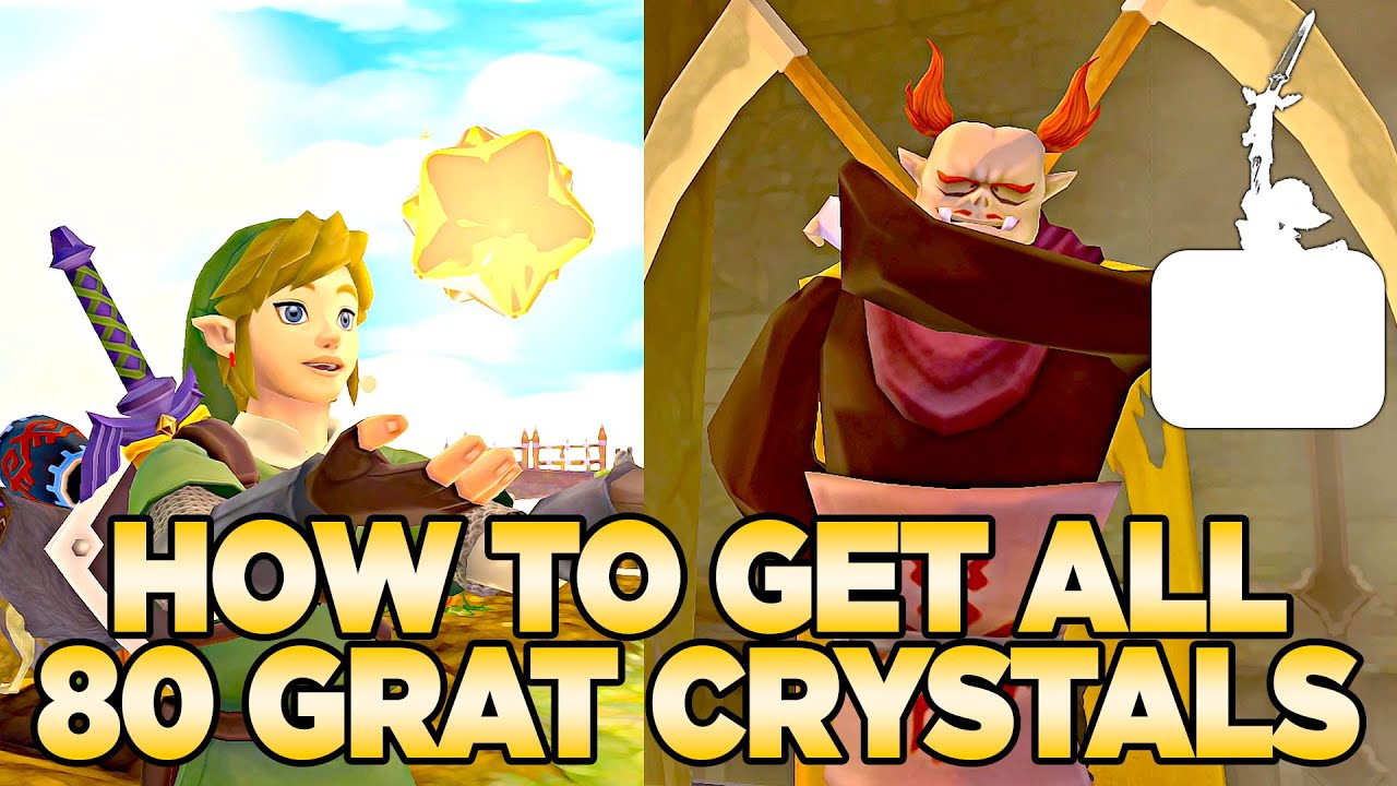 How to Get all 80 Gratitude Crystals in Skyward Sword HD