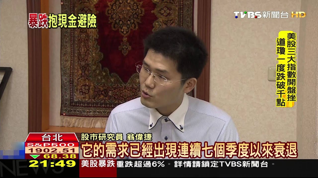 台股崩盤急避險!買美元或黃金?現金王道