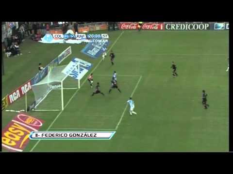 Gol González. Colón 1 Rafaela 2. Torneo Final 2013. Fecha 17. Fútbol Para Todos.