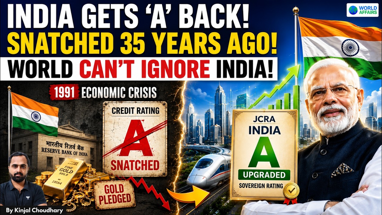 BIG Victory For Indian Economy- A Rating After 35 Years! Will Western Credit Agencies Follow? Kinjal
